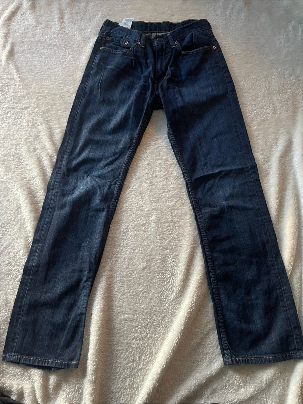 Levi's Slim Straight Dark Blue Jeans